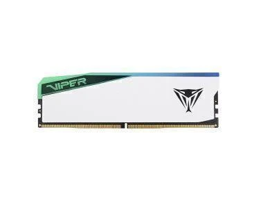 Memoria DDR5 32Gb 6000Mhz Patriot Viper Elite 5 DDR5 (1X32Gb)/Blanco/Cl30/Rgb/Dimm/Xmp/Expo/Pver532G60C30W