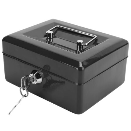 Cajon De Dinero Shtark Sht-Caj-Din/Con Chapa/Acero/Negra