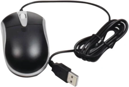Mouse Alambrico USB Hikvision 102600256/Negro/Compatible Con Todas Las Marcas Del Mercado/Hanwha/Hikvision0/Epcom/Idis/Hilook