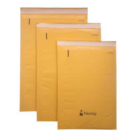 Paquete C/25 Piezas De Sobre Con Burbuja Nextep Ne-017N Tamaño No. 5/10.5X16″/Grande/Autoadherible