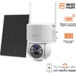 Cámara Nexxt Modelo Nhc-Op20S/ Resolución 2K De 3Mp / 100 Inalámbrico/Luz LED Activada Por Movimiento -
