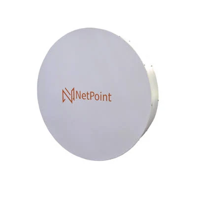 Antena Direccional Blindada Netpoint Np11 De 38Dbi/10-11Ghz/3Ft/De Alta Gama/Conector De Guia De Onda Para Radios B11/Montaje Con Alineacion Milimetrica/Tornilleria De Acero Inoxidable