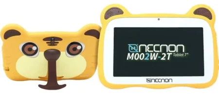 Tablet Kids Necnon Nbta2W10St M002W-2T 7″/2Gb RAM/16Gb/Android 10/Tigre Stand Incluido/Amarillo