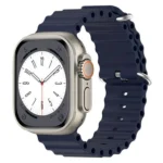49Mm Navy Ocean Band - Black Titanium Finish