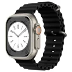 49Mm Navy Ocean Band Extension - Black Titanium Finish