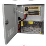 Saxxon Psu1220-D9 - Fuente De Poder De 12 Vcd/ 20 Amperes/ Para 9 Camaras/ 2.2 Amperes Por Canal/ Protección Contra Sobrecargas/ Certificación Ul