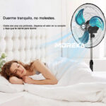 Set De 2 Ventiladores 3 En 1 Shtark 18" Sht-Seve-Plt//Pedestal/Piso/Pared/3Velocidades/Plata