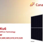 Modulo Solar Doble Vidrio Bifacial Leapton 620W/49.75Vcc/132 Celdas/Lp182210M66Nb620W