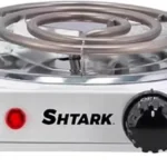 Parrilla Electrica De Mesa Shtark Sht-Pec-1Qm/1Quemador/Aluminio/1000W/Blanco