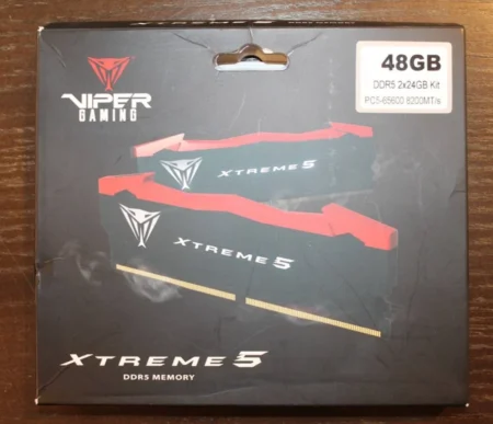 Memoria DDR5 Ckd 48Gb 9600Mhz Patriot Viper Xtreme 5 (2X24Gb)/Blanco/Cl46/Rgb/Vx548G9646Ck