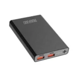 Power Bank Necnon Npw-05Tc/5000Mah/Doble Puerto USB 2.1A Y Tipo C De Entrada Y Salida/1 A 2 Cargas/Indicador LED/Negro