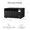 NAS Qnap Tower 8 Slots 8Gb RAM Exp5Gb Flash Proc AMD Ryzen Ts