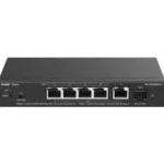 Switch Ruijie Rg-Es206Mg-P 5 Puertos/Administrable/2.5Gb/Hasta 70W PoE