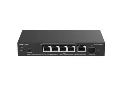Switch Ruijie Rg-Es206Mg-P 5 Puertos/Administrable/2.5Gb/Hasta 70W PoE