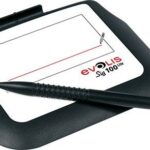 Digitalizador De Firma Evolis Sig100 Lite (St-Lte105-2-Uevl) Pad De Firmas Con Revestimiento De Superficie De Policarbonato Resistente (Sin Pantalla) -