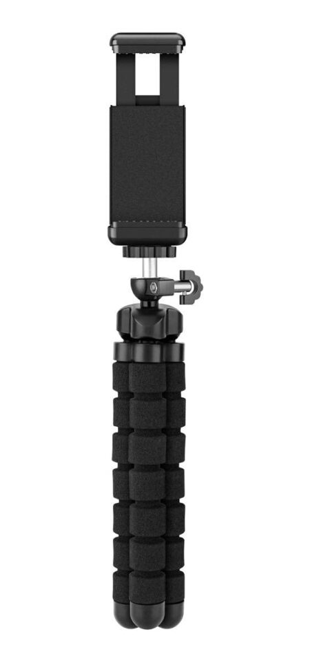Tripie Universal Steren Mov-049 Para Camara Y Smartphones/35-105Cm/Aluminio/Negro