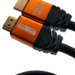 Saxxon Sx015Hdc - Cable HDMI De 1.5 Metros De Alta Velocidad Resolución 4K / Canal De Retorno De Audio (Arc) /Blindado / Chapado En Oro