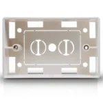 Caja Para Placa De Pared Saxxon A164-B White/Usos Multiples/Blanco