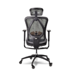 Silla Gamer Munfrost Nova/Negro/Hasta 180Kg/Cuero Sintetico Y Metal/Ruedas Tipo Patin/Reclinable/Con Soporte Lumbar/Mfmsil1B