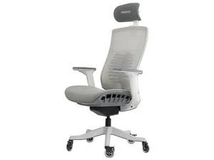 Silla Gamer Munfrost Neo/Blanco/Gris/Morado/Hasta 180Kg/Foam Original + Malla Transpirable/Ruedas Tipo Patin/Reclinable/Mfmsiew