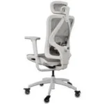 Silla Gamer Munfrost Nexus/Gris Con Blanco/Ruedas Tipo Patin/Reclinable/Con Soporte Lumba/Mfmsin2W
