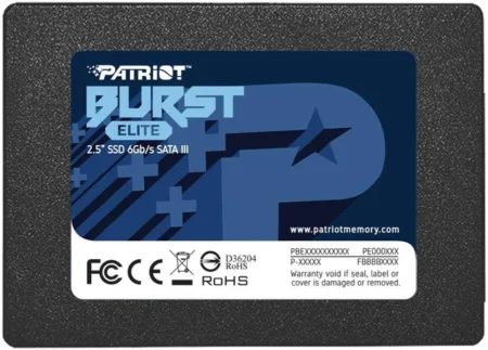 U. Estado Solido 240Gb Sataiii 2.5″ Patriot Burst Elite, Pbe240Gs25Ssdr (Openbox)