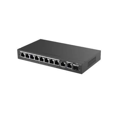 Switch Ruijie Rg-Es210Gs-P 8 Puertos/Administrable/ 2 Uplinks Gigabit (1 Sfp)/Gestipn Gratuita Desde La Nube