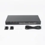 Switch Ruijie Rg-Es126Fgs-Lp 24 Puertos/No Administrable/2 Uplinks Gigabit/8.8 Gbit/S