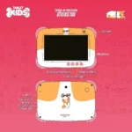 Tablet Ghia Kids 7" A50 Quadcore/1Gb/16Gb/2Cam/WiFi/Bluetooth/Android 9/Perrito, Gtkids7Dg (Openbox)
