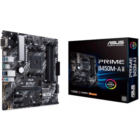 Mb ASUS Prime B450M-A Ii/Csm Socket Am4/4Xddr4/HDMI/USB/PCI-E 3.0 X 16/Micro ATX (Openbox)