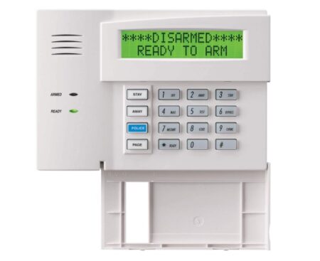 Teclado Alfanumerico Honeywell 6160-RF/Con Receptor Inalambrico/Compatible Con Sensores De La Serie 5800