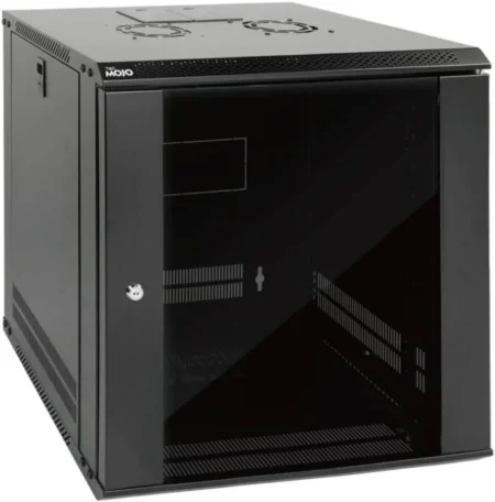 Gabinete Para Montaje En Pared Ubiquiti Uacc-Rack-12U-Wall-Sw-G/Con Puerta Frontal De Vidrio Templado/Puerta Trasera Abatible (Swing-Out)/Paneles Laterales Removibles Con Llave/Blanco