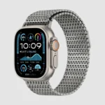49Mm Natural Titanium Milanese Loop - Large