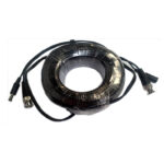 Saxxon Wb0110C- Cable De 10 Metros Armado Para Video Y Energia/ Para Camaras Hasta 8 Megapixeles/ Con Conectores Bnc Y De Energía
