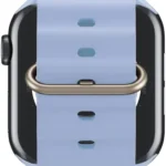 49Mm Ice Blue Ocean Band - Natural Titanium Finish