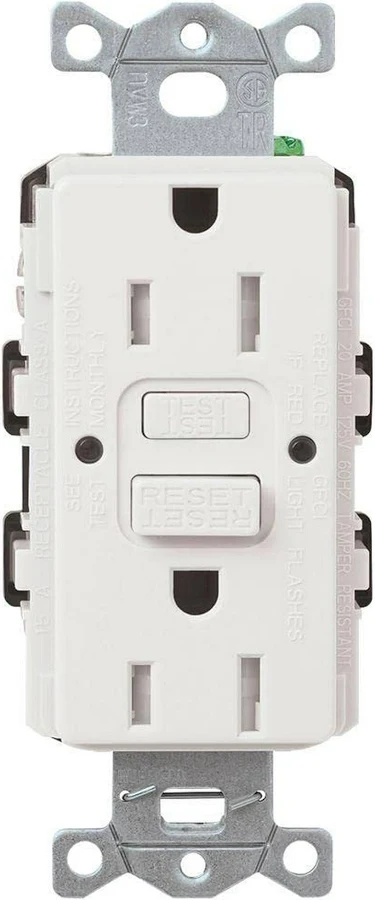 Tomacorriente Lutron Electronics Scr15Swl/2 Enchufes/125V/15A/Blanco