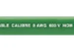 Bobina Cable Electrico 6Awg Indiana Sly291Grn/100, 1 Conductor/Cobre/Recubierto Thw-Ls/19 Hilos/100M/Verde