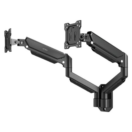Soporte Doble Monitor Enforce Motion Sm727 Acteck Soporte De Pared Articulado Para Doble Monitor –