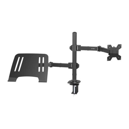 Soporte Doble Para Monitor/Laptop Enforce Zone Sm525 Acteck Soporte Doble Articulado Para Monitor/Laptop Con Altura Ajustable Con C-Clamp –