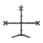 Soporte Tres Monitores Enforce Zone-B Sm530 Acteck Soporte Con Base Articulado Para Tres Monitores -