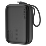 Power Bank Acteck Energon Go Plug Max Pg80 De 20,000Mah/USB-C/Negro/AC-945608