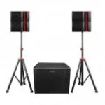 Sistema De Audio Lineal Alien X-Array18 Advance/18"/Bluetooth/2.1 Canales/1000W Rms/Negro