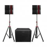 Sistema De Audio Lineal Alien X-Array18 Advance/18″/Bluetooth/2.1 Canales/1000W Rms/Negro