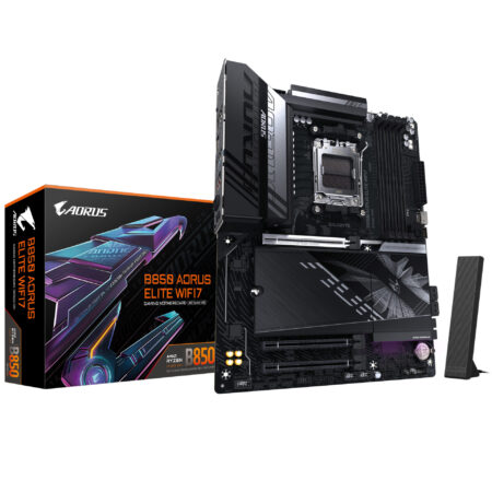 Tarjeta Madre Gigabyte Atx B850 A Elite Wf7, Ddr5, Am5, 256 Gb, Para Amd