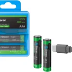 Baterias Recargables D-Bugg Aaa/4/Type-C Li-Ion Aaa/4 1.5V/600Mwh/Incluye Cable USB Con 4 Salidas