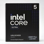 Procesador Intel Core Ultra 5 250Kf Plus/Lga 1851/5.3Ghz/18Core/30Mb/Sin Disipador/Sin Graficos/Bx80768250Kf