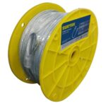 Bobina De Cable Acero 7X7 Surtek Ca116 3/16"/75M/Galvanizado/Gris