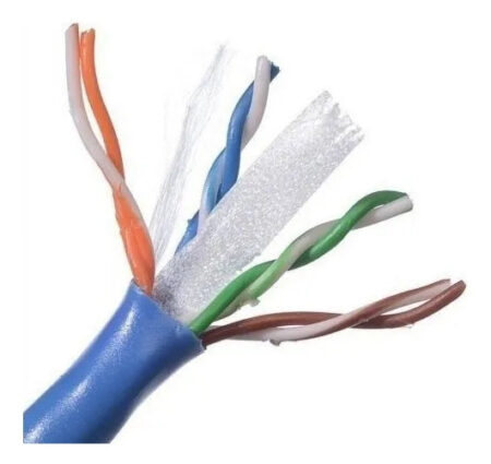 Bobina Cable Utp Cat6+ Belden 2412, 23Awg Rojo 305 Metros