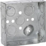 Caja Cuadrada 4 X 4" Raco Hub189 Profundidad 1-1/2"/10 Entradas De 1/2"/6 Tko (1/2"-3/4")