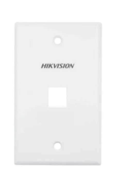 Caja De Placas De Pared Con 20 Piezas Hikvision Ds-1Fpa1-A De 1 Puerto/Abs/Blanco